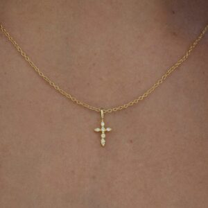 collier croix or