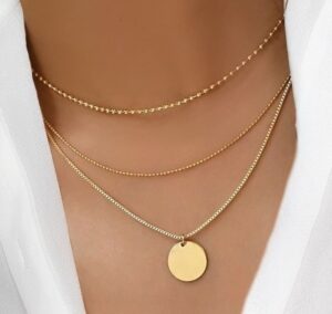 collier trois chaine superposes