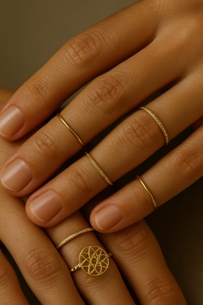 Bagues fines à accumuler bague fines a empiler