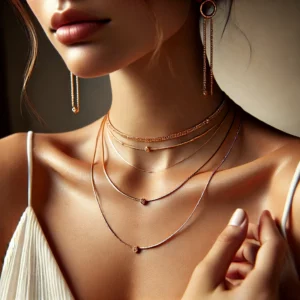 collier minimaliste original