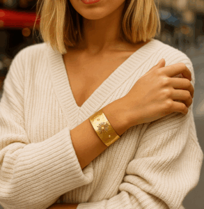 bracelet jonc soleil pour femme