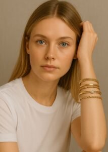 femme avec bracelet multi tours